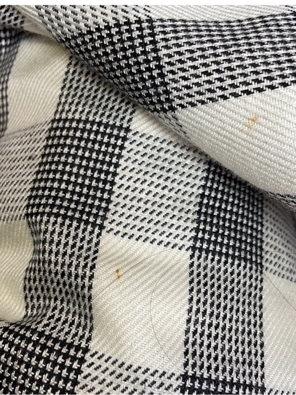 Christian Dior Suit Vintage Coat Checked Longline Women's Black & White Size 10 - Picture 4 of 6